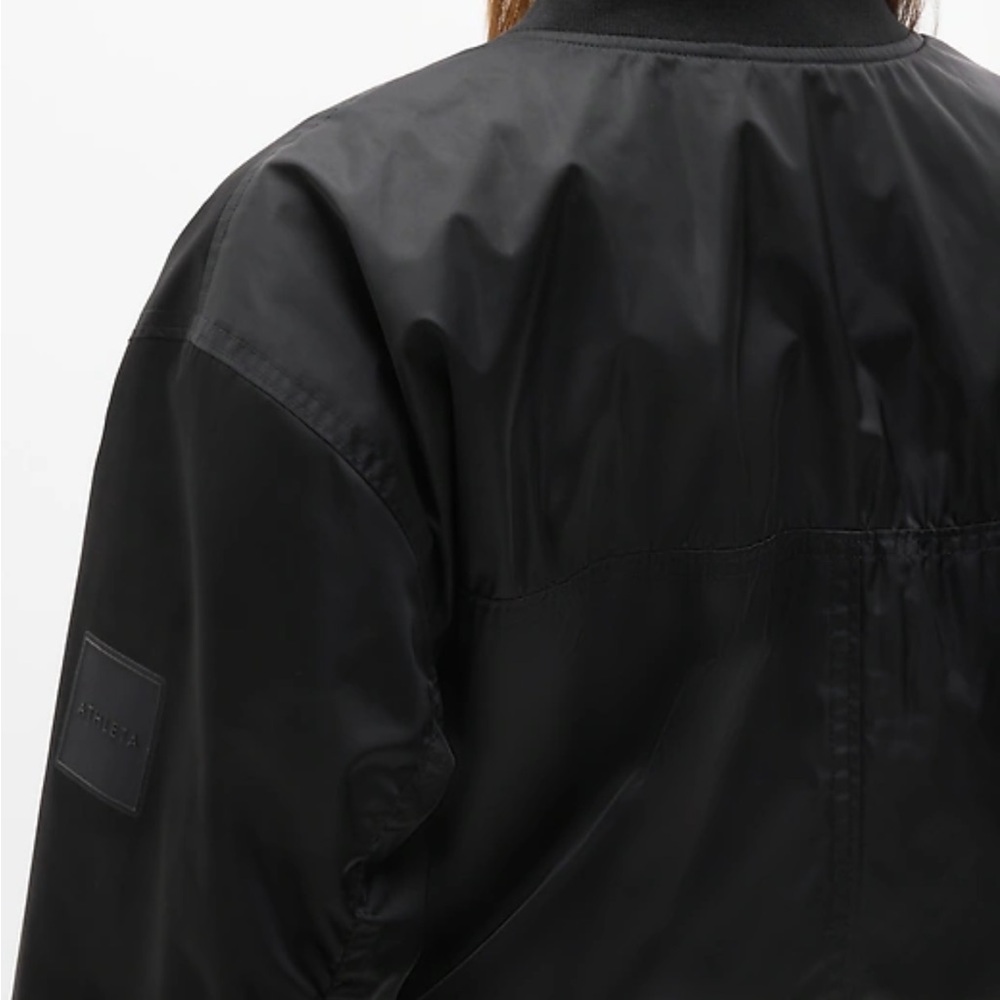 NWT Flex Bomber Women's Black Bomber Jacket size L - Picture 6 of 11